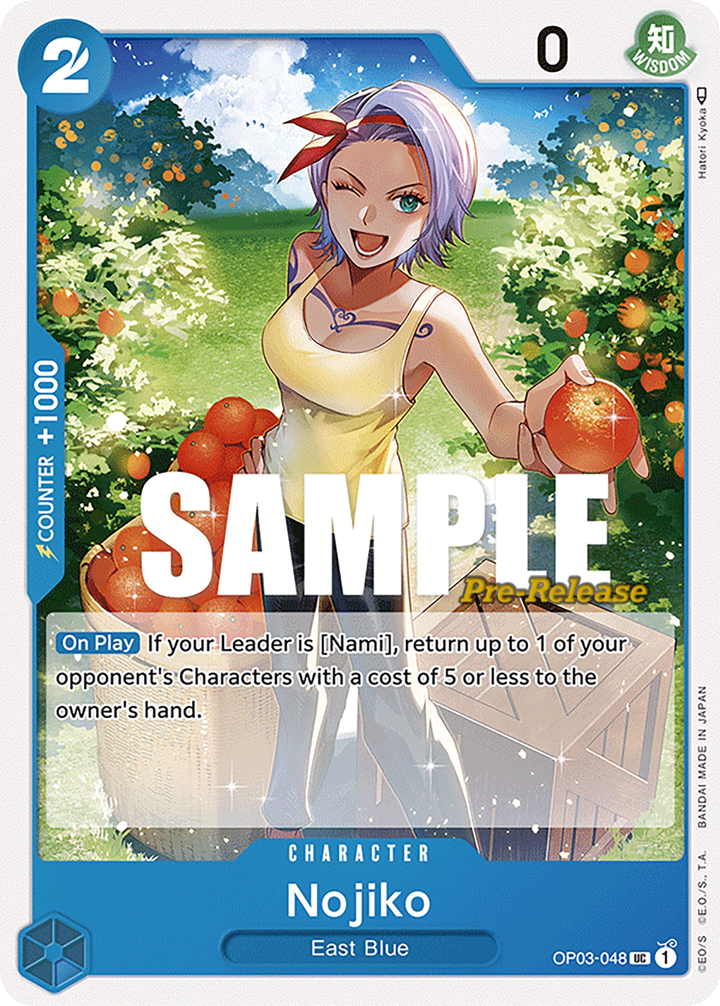 Nojiko — Pillars of Strength Pre-Release Cards card