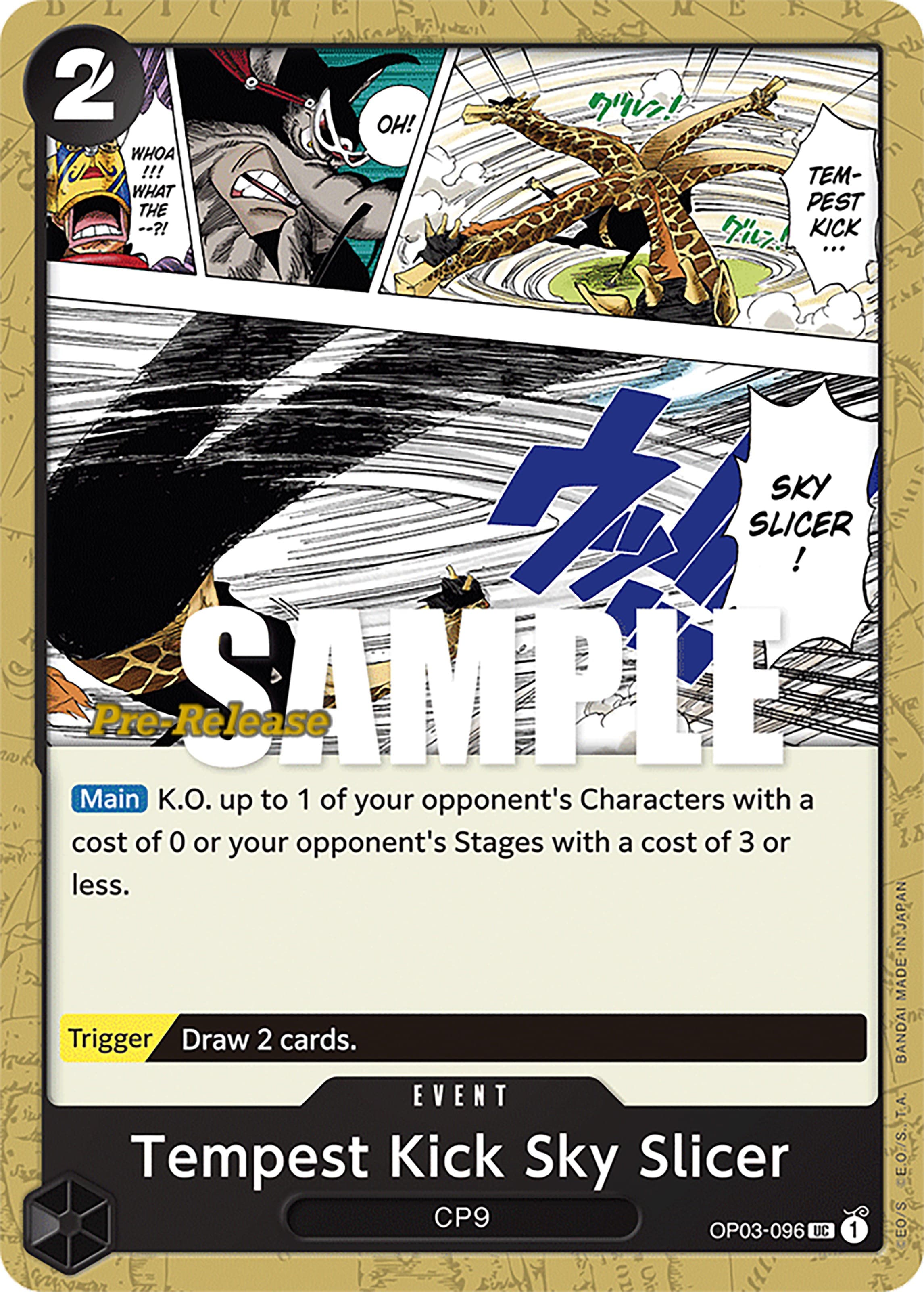 Tempest Kick Sky Slicer — Pillars of Strength Pre-Release Cards card