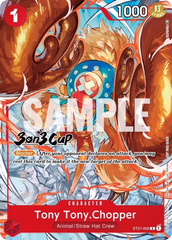 Tony Tony.Chopper (3-on-3 Cup) [Participant] — One Piece Promotion Cards card