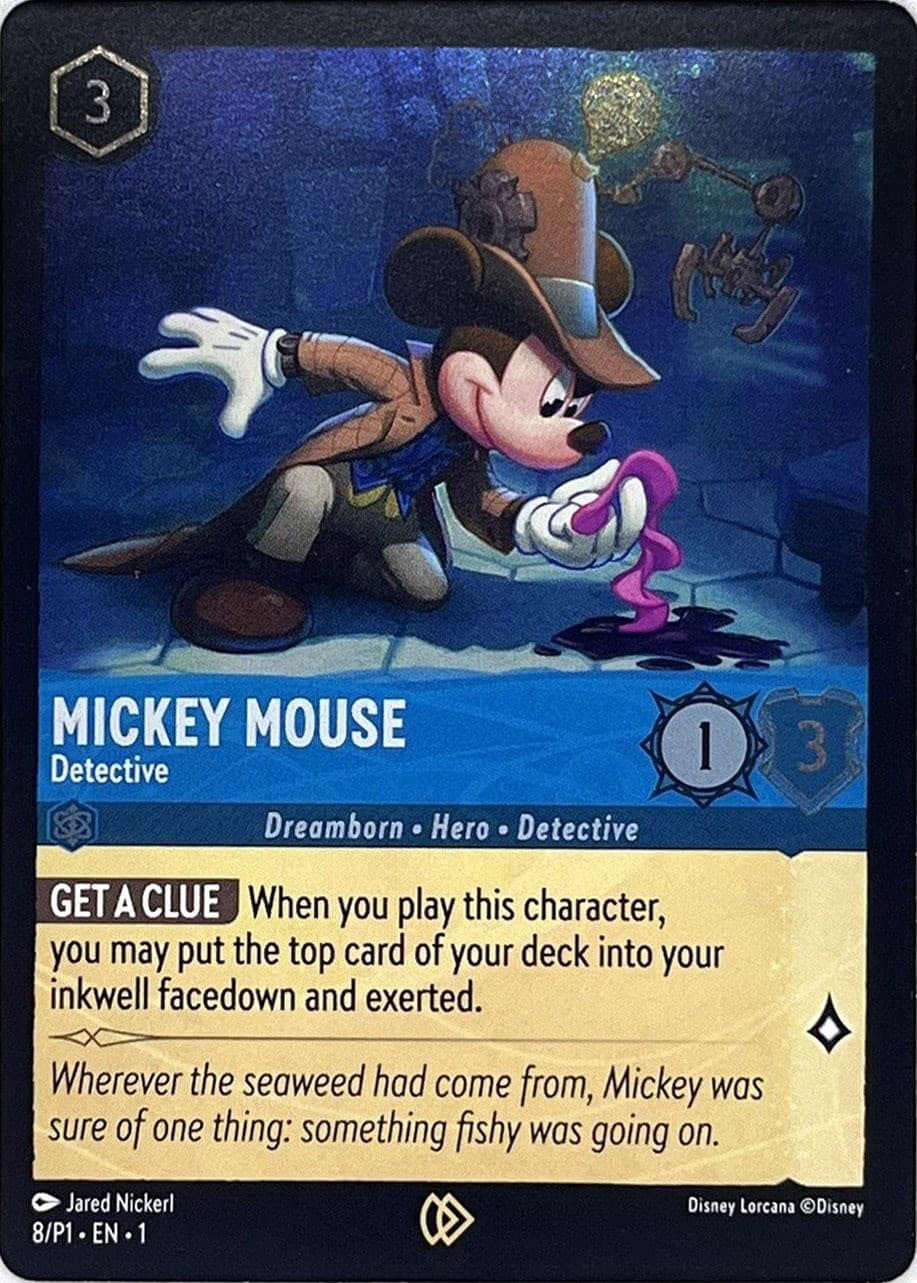Mickey Mouse - Detective — Disney Lorcana Promo Cards card