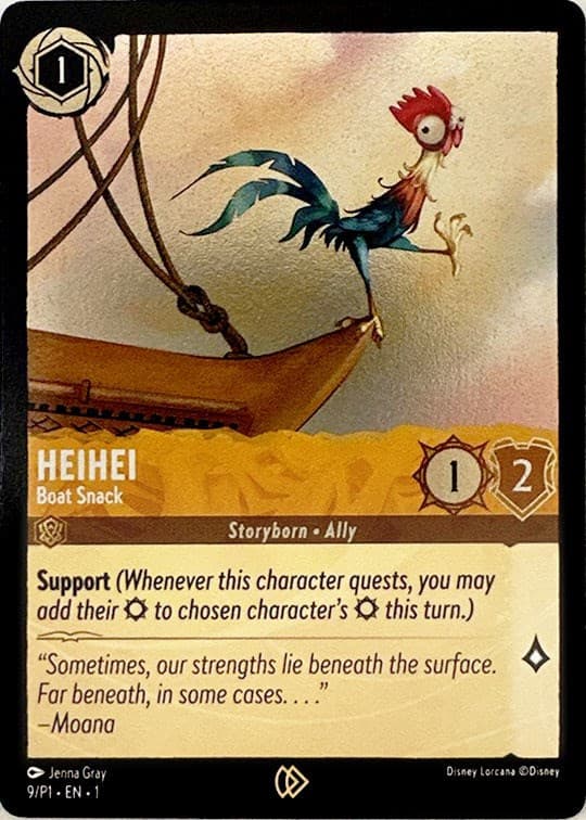 Heihei - Boat Snack — Disney Lorcana Promo Cards card