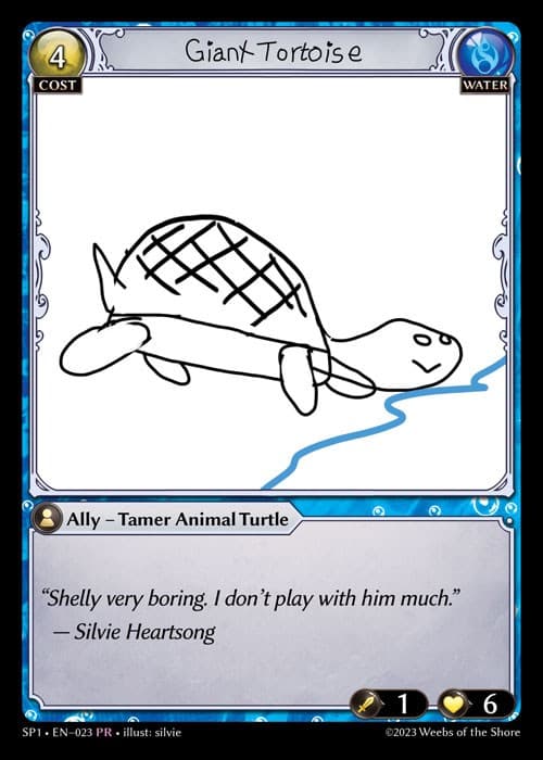 Giant Tortoise — Supporter Pack 1 card
