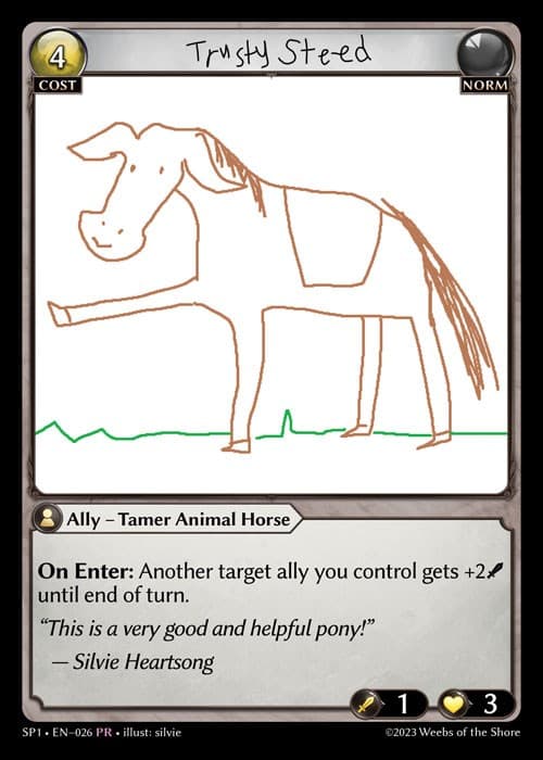 Trusty Steed — Supporter Pack 1 card