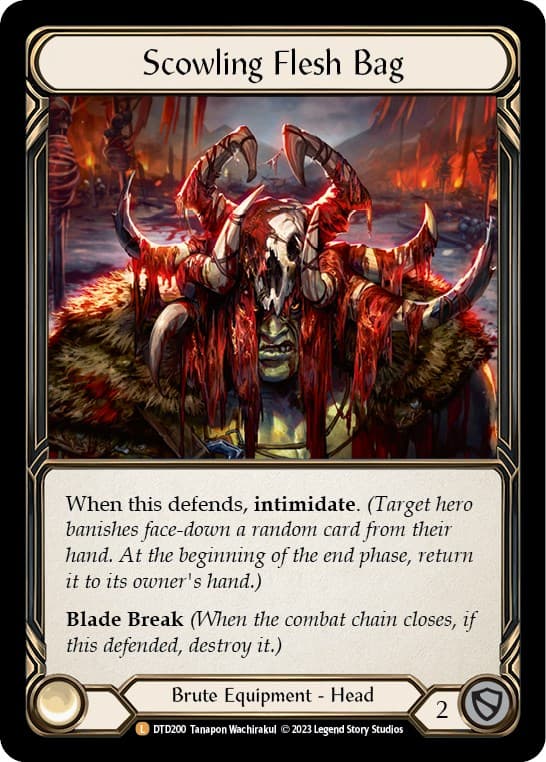 Scowling Flesh Bag — Dusk till Dawn card