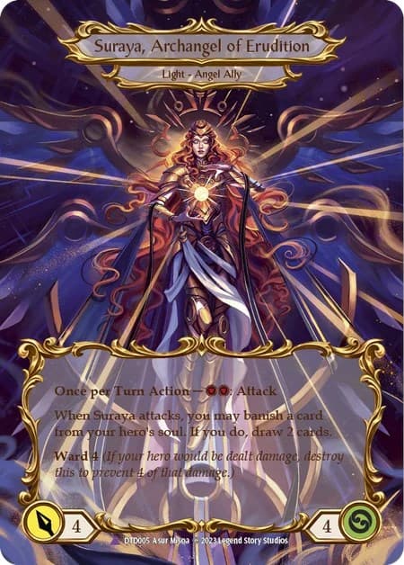 Figment of Erudition // Suraya, Archangel of Erudition (Marvel) — Dusk till Dawn card