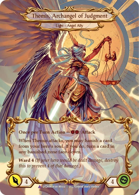 Figment of Judgment // Themis, Archangel of Judgment (Marvel) — Dusk till Dawn card