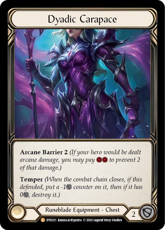 Dyadic Carapace — Dusk till Dawn card
