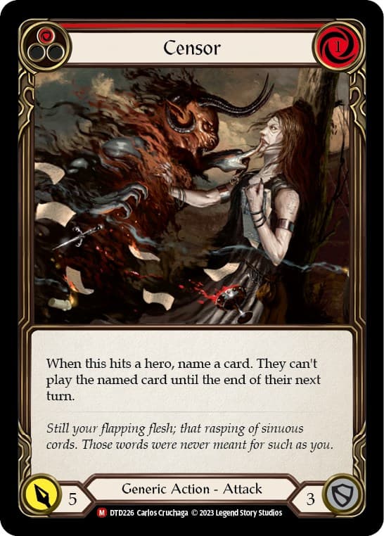 Censor — Dusk till Dawn card