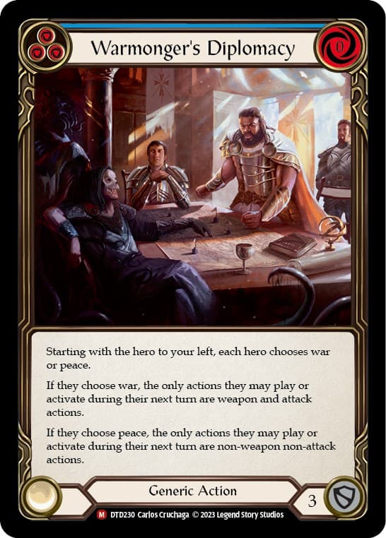 Warmonger's Diplomacy — Dusk till Dawn card