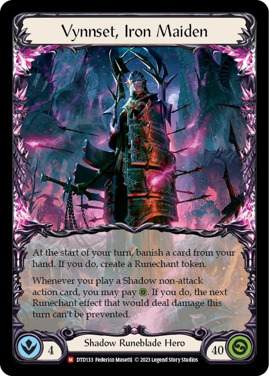 Vynnset, Iron Maiden — Dusk till Dawn card