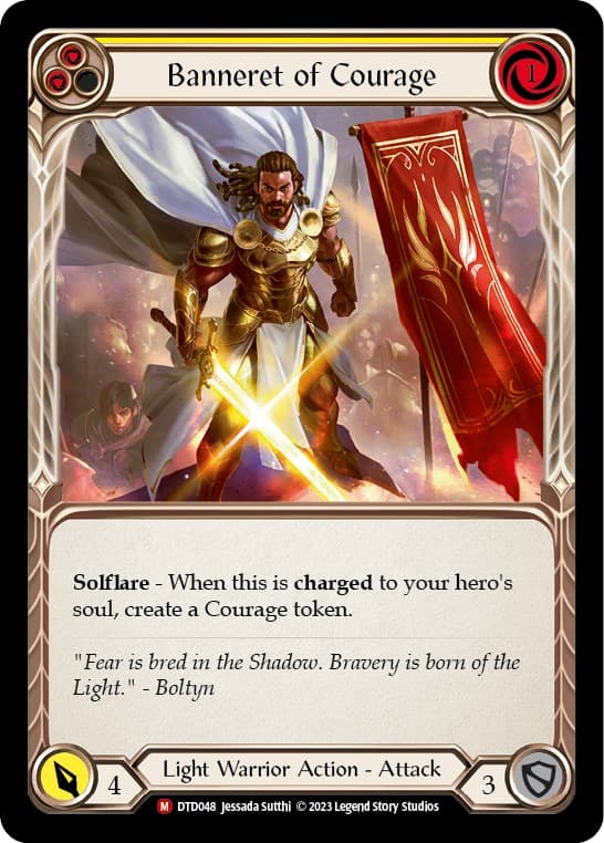 Banneret of Courage — Dusk till Dawn card