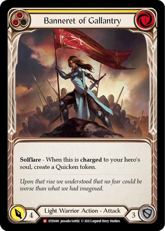 Banneret of Gallantry — Dusk till Dawn card