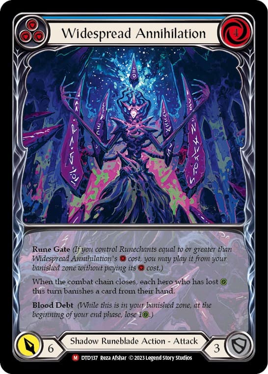 Widespread Annihilation (Extended Art) — Dusk till Dawn card