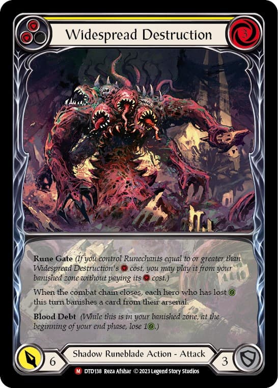 Widespread Destruction (Extended Art) — Dusk till Dawn card