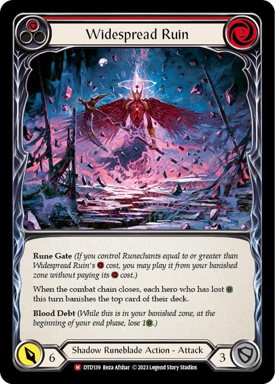 Widespread Ruin — Dusk till Dawn card