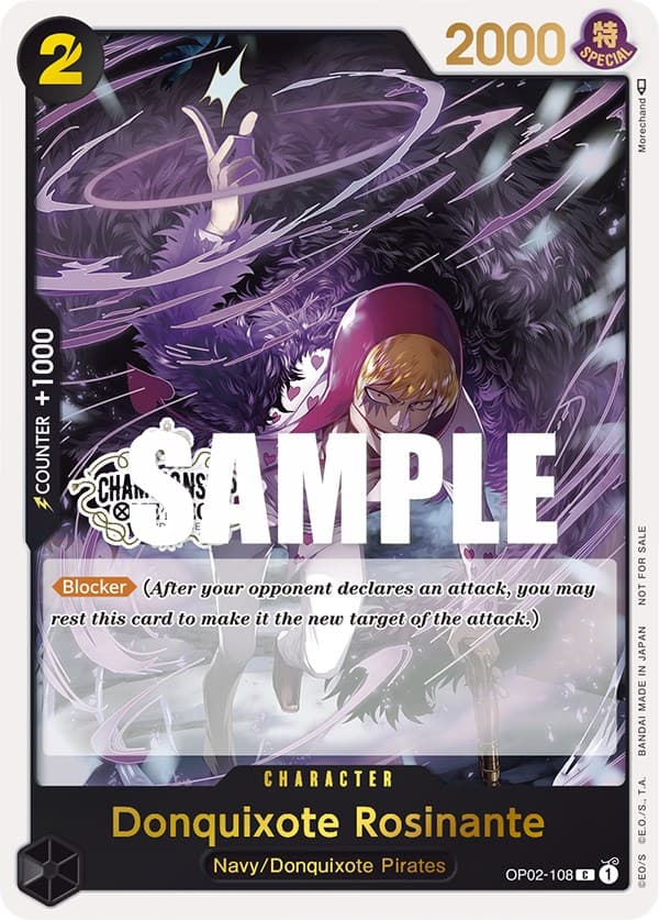 Donquixote Rosinante (Store Championship 2023 Participation Pack Vol.1) — One Piece Promotion Cards card