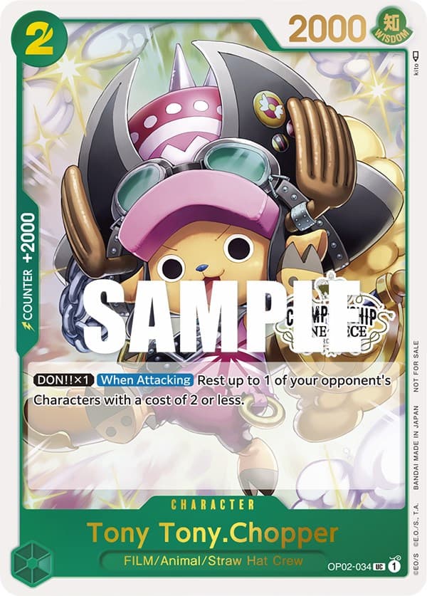 Tony Tony.Chopper (Store Championship 2023 Participation Pack Vol.1) — One Piece Promotion Cards card