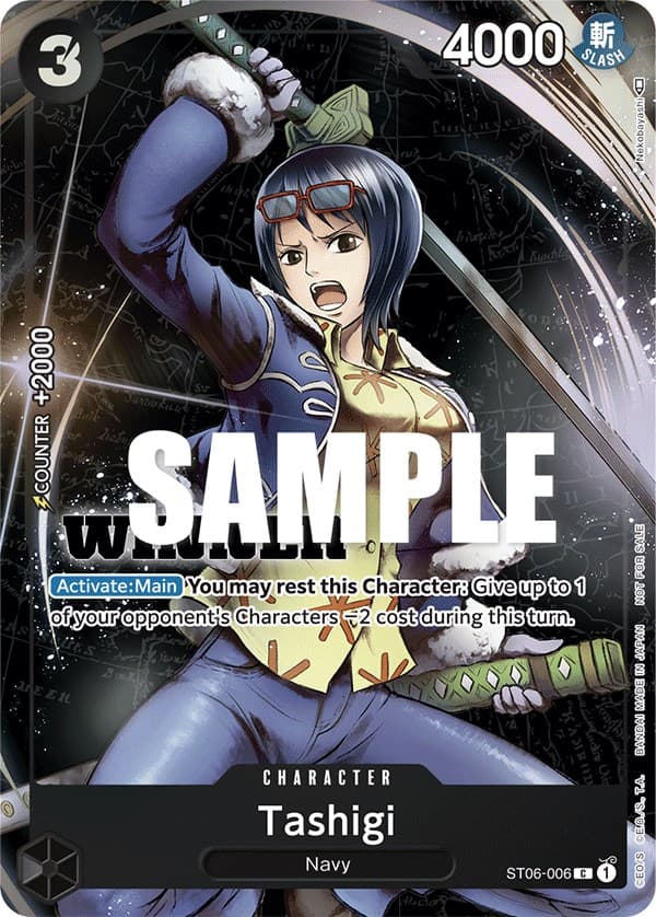Tashigi (Winner Pack Vol. 4) — One Piece Promotion Cards card