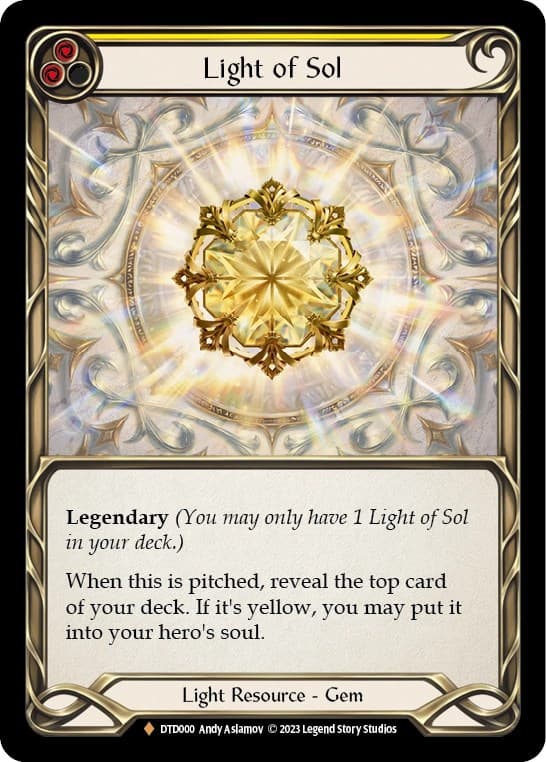 Light of Sol — Dusk till Dawn card