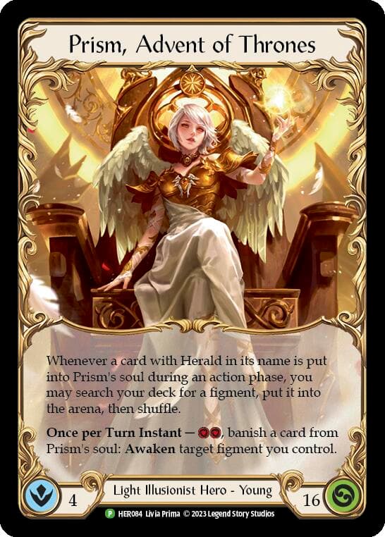 Prism, Advent of Thrones - HER084 — Flesh and Blood: Promo Cards card