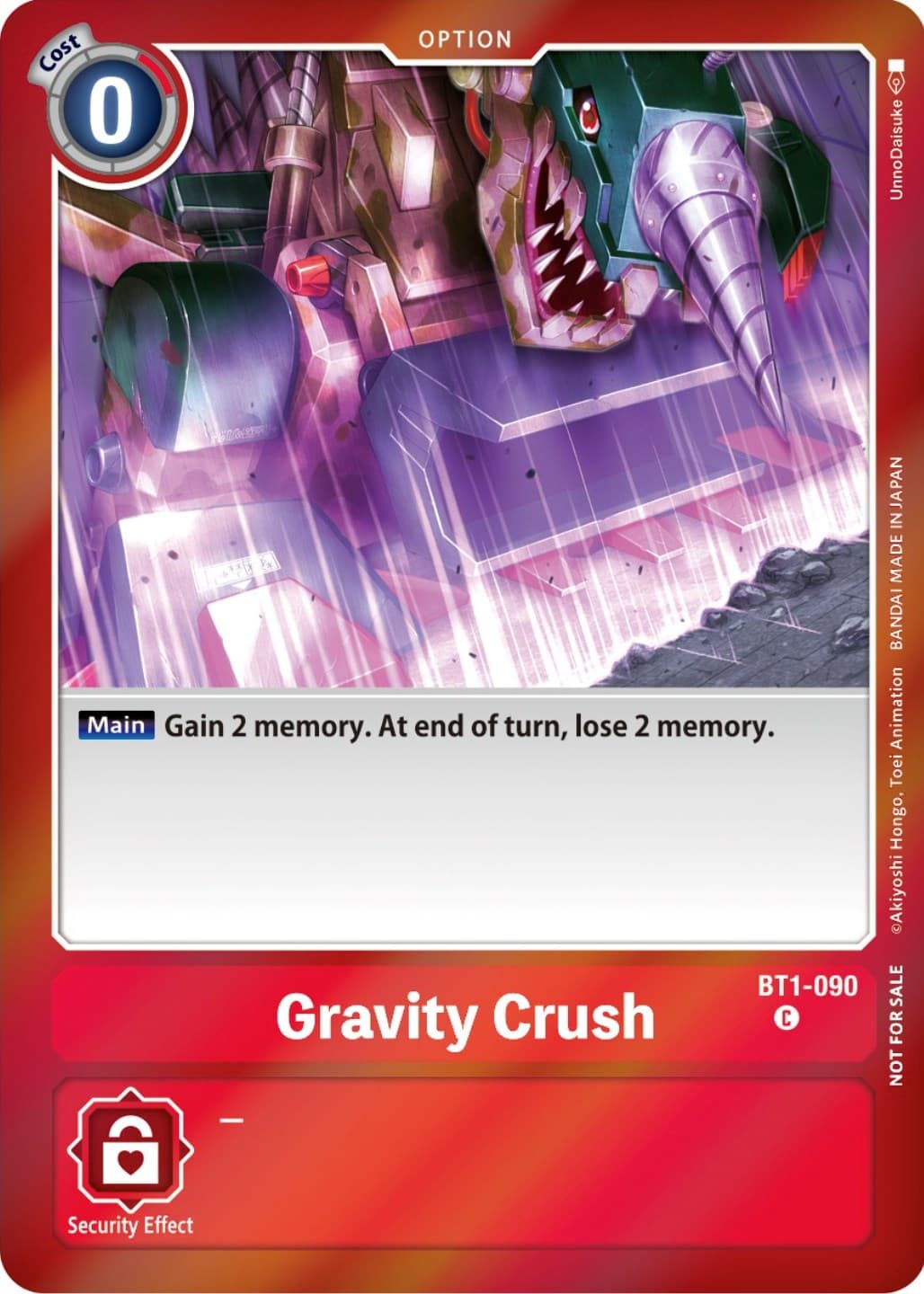 Gravity Crush (Event Pack 5) — Release Special Booster 1.0 card