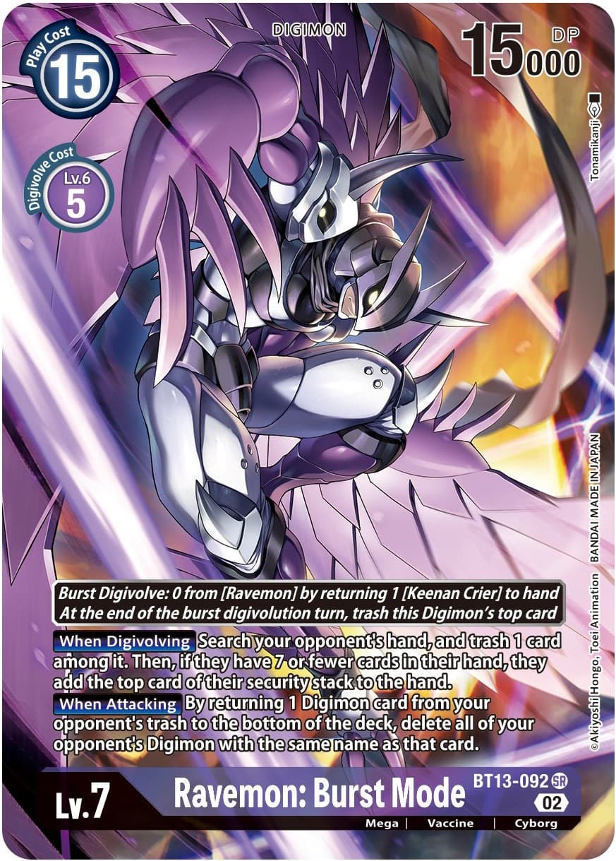 Ravemon: Burst Mode (Alternate Art) — Versus Royal Knights card