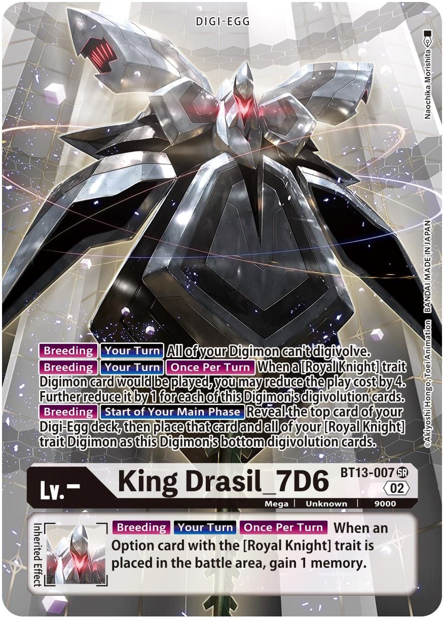 King Drasil_7D6 (Alternate Art) — Versus Royal Knights card