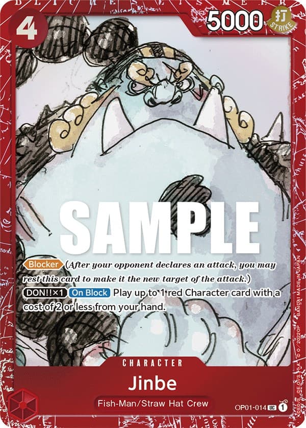 Jinbe (Premium Card Collection -ONE PIECE FILM RED Edition-) — One Piece Promotion Cards card