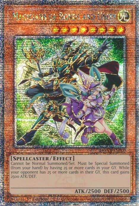 Magicians of Bonds and Unity (Quarter Century Secret Rare) — Duelist Nexus card