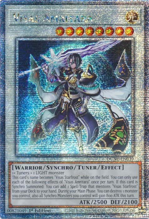 Visas Amritara (Quarter Century Secret Rare) — Duelist Nexus card