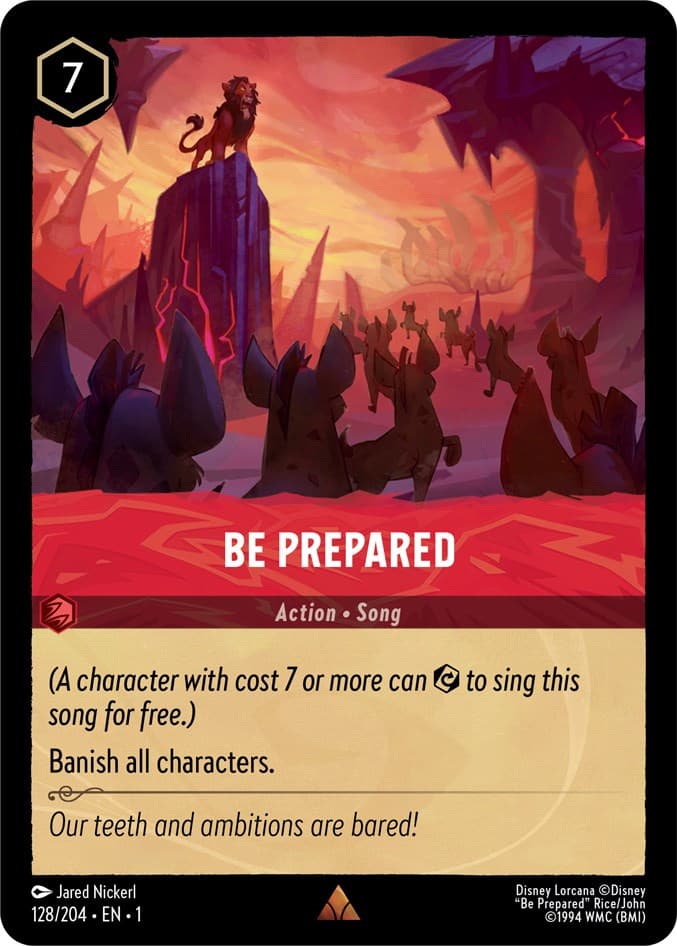 Be Prepared — The First Chapter card
