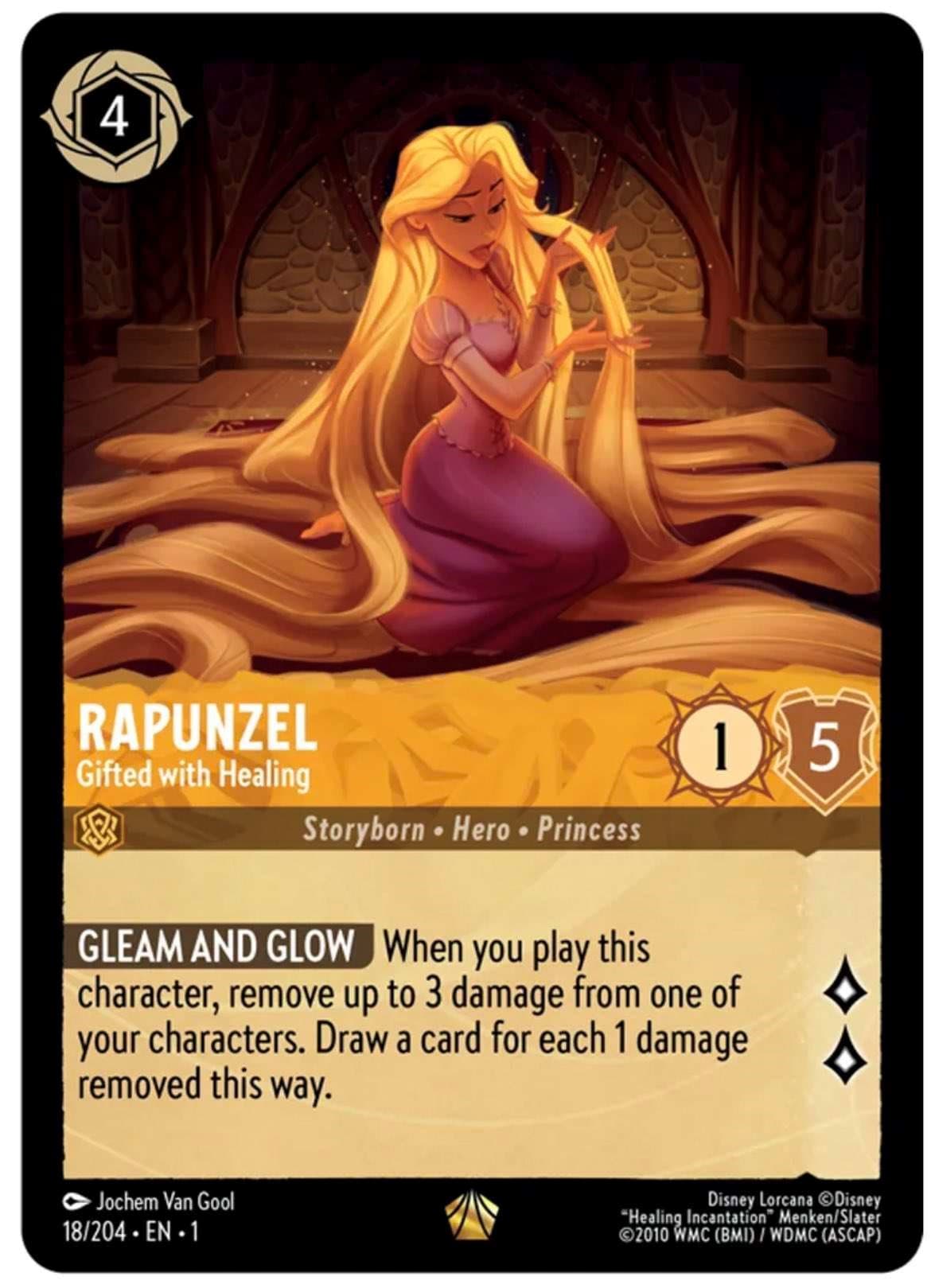 Rapunzel - Gifted with Healing — The First Chapter card