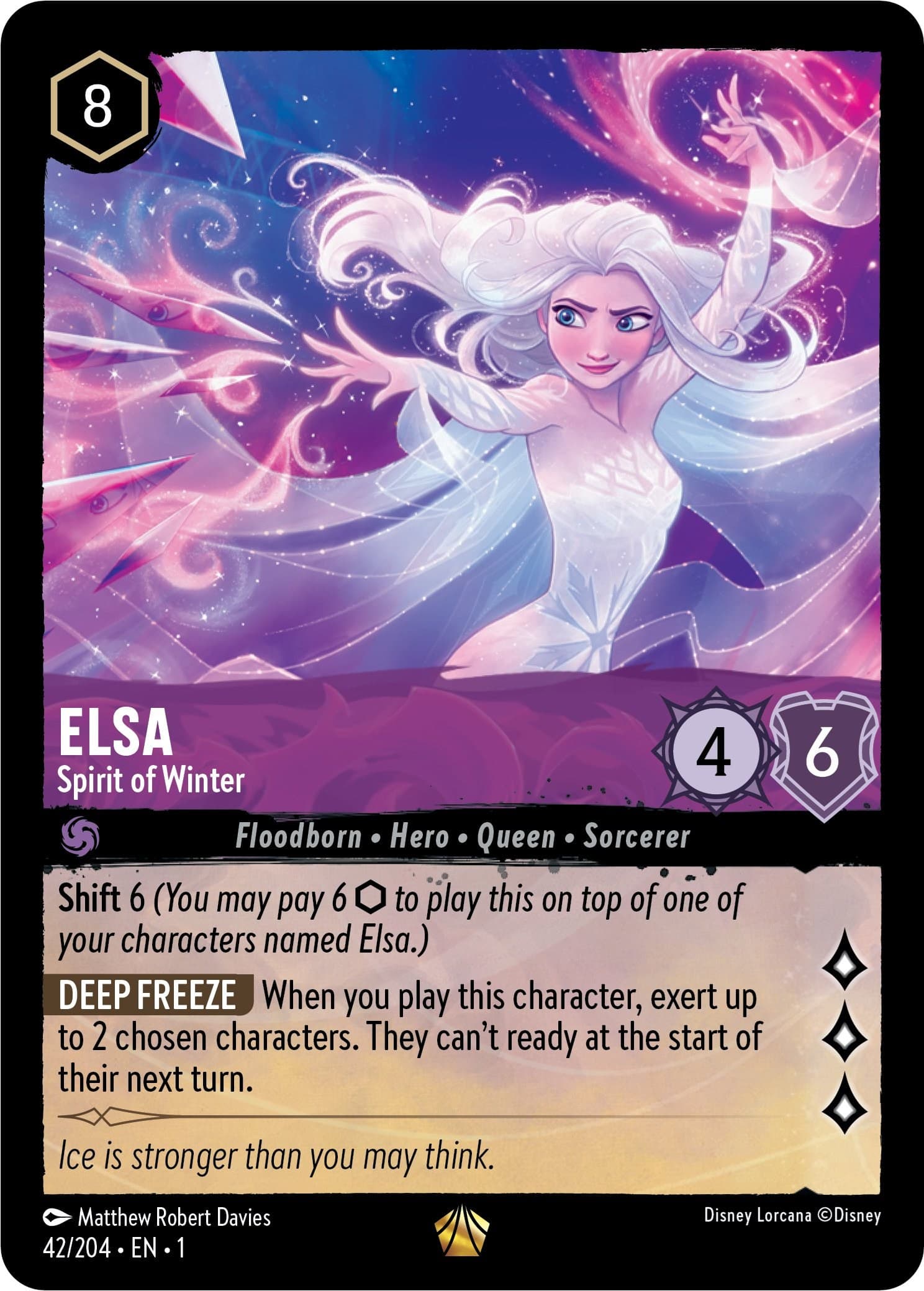 Elsa - Spirit of Winter — The First Chapter card
