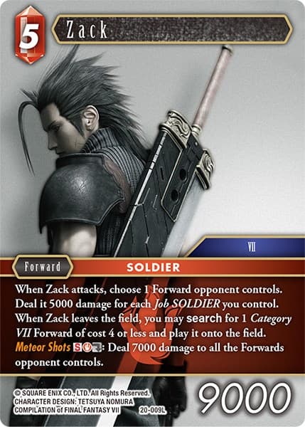 Zack — Dawn of Heroes card