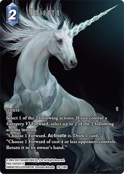 Unicorn (Full Art) — Dawn of Heroes card