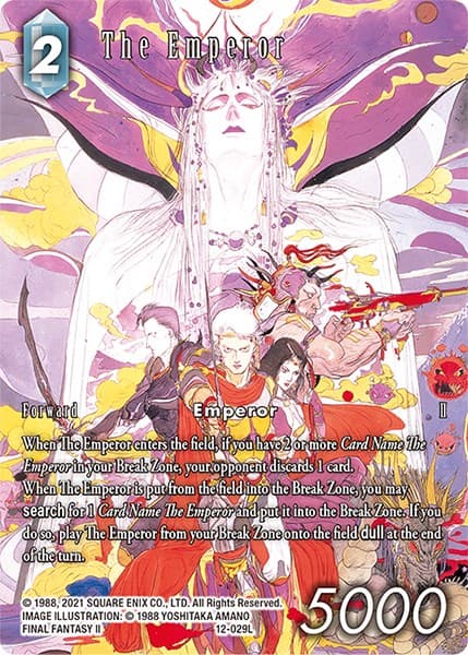 The Emperor (Full Art Reprint) — Dawn of Heroes card