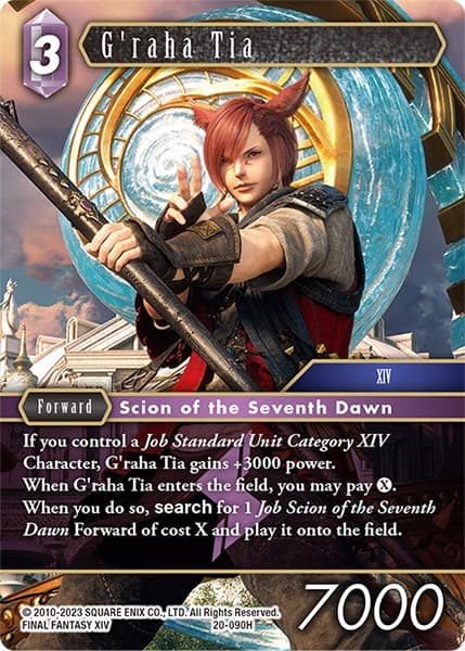 G'raha Tia — Dawn of Heroes card