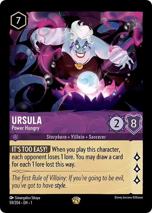 Ursula - Power Hungry — The First Chapter card