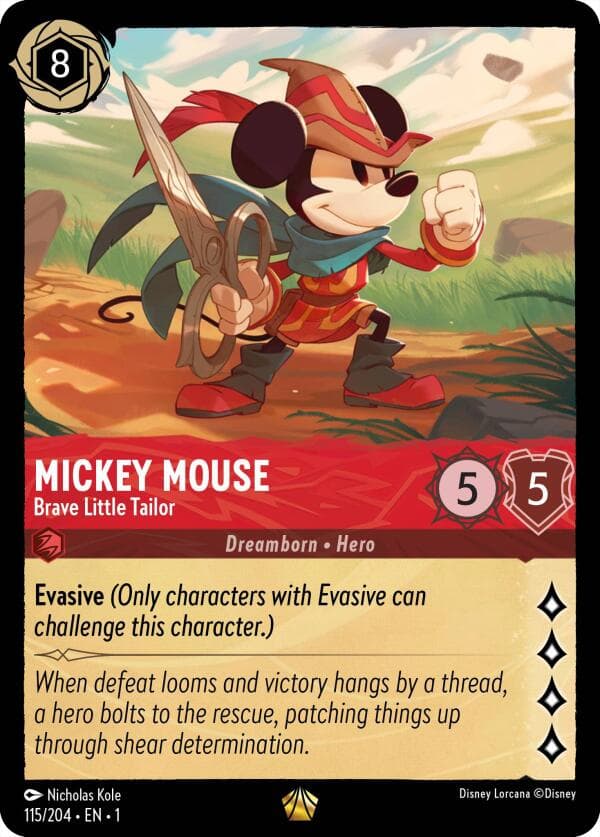 Mickey Mouse - Brave Little Tailor — The First Chapter card