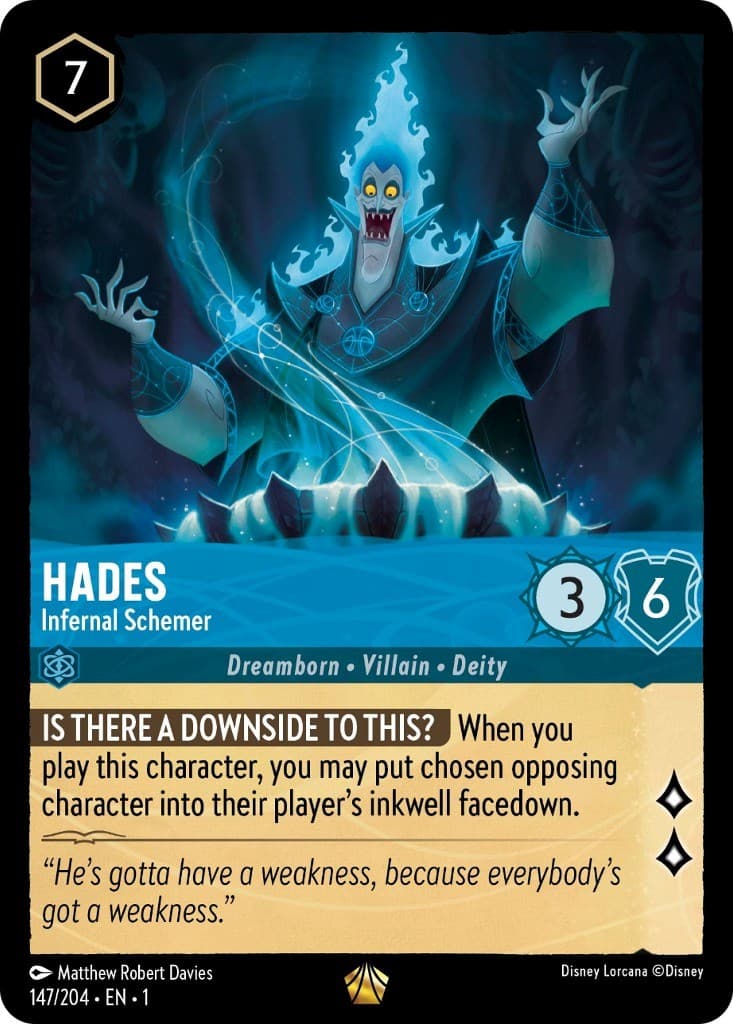 Hades - Infernal Schemer — The First Chapter card