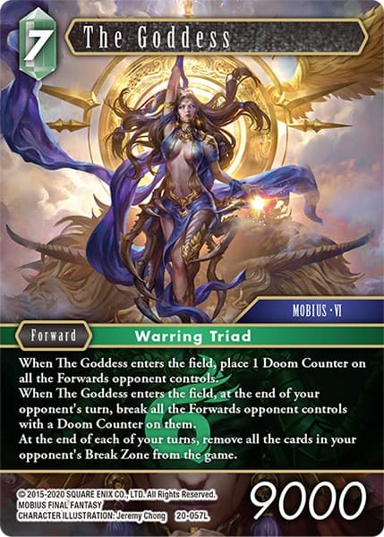 The Goddess — Dawn of Heroes card