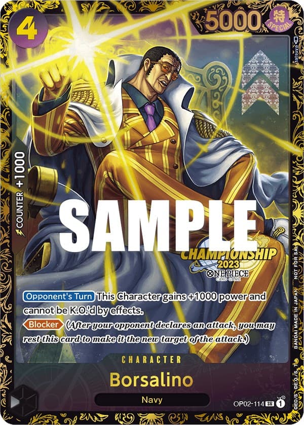 Borsalino (Championship 2023) — One Piece Promotion Cards card