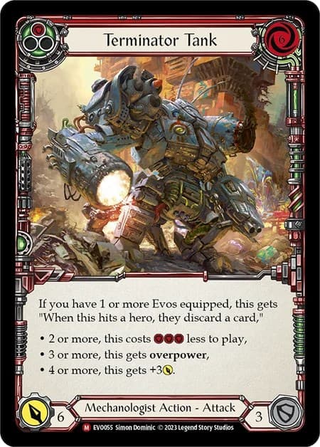 Terminator Tank — Bright Lights card