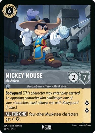 Mickey Mouse - Musketeer — Disney Lorcana Promo Cards card