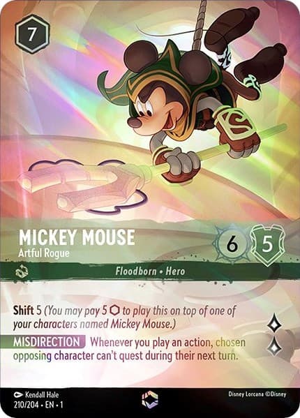 Mickey Mouse - Artful Rogue (Enchanted) — The First Chapter card