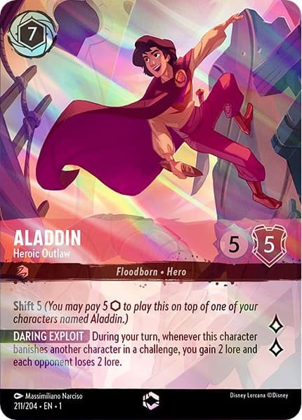Aladdin - Heroic Outlaw (Enchanted) — The First Chapter card
