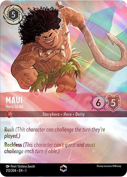 Maui - Hero to All (Enchanted) — The First Chapter card