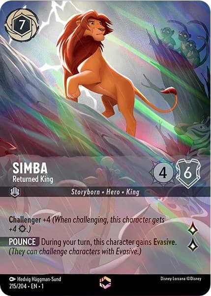Simba - Returned King (Enchanted) — The First Chapter card
