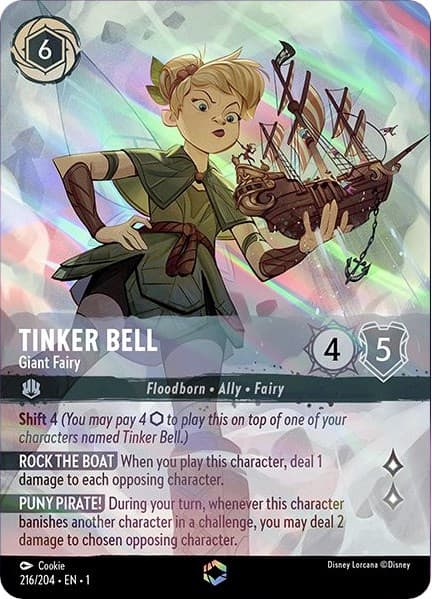 Tinker Bell - Giant Fairy (Enchanted) — The First Chapter card