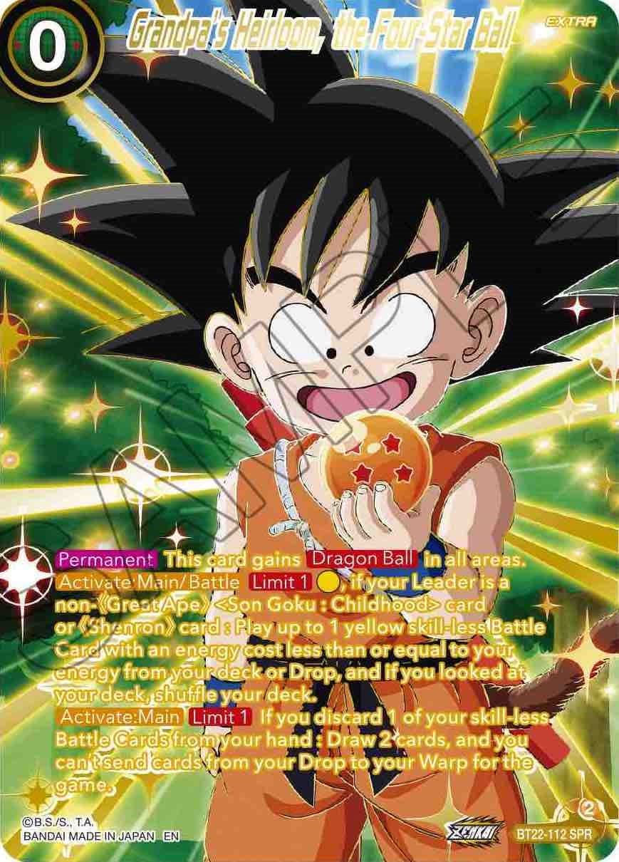 Grandpa's Heirloom, the Four Star Ball (SPR) — Critical Blow card